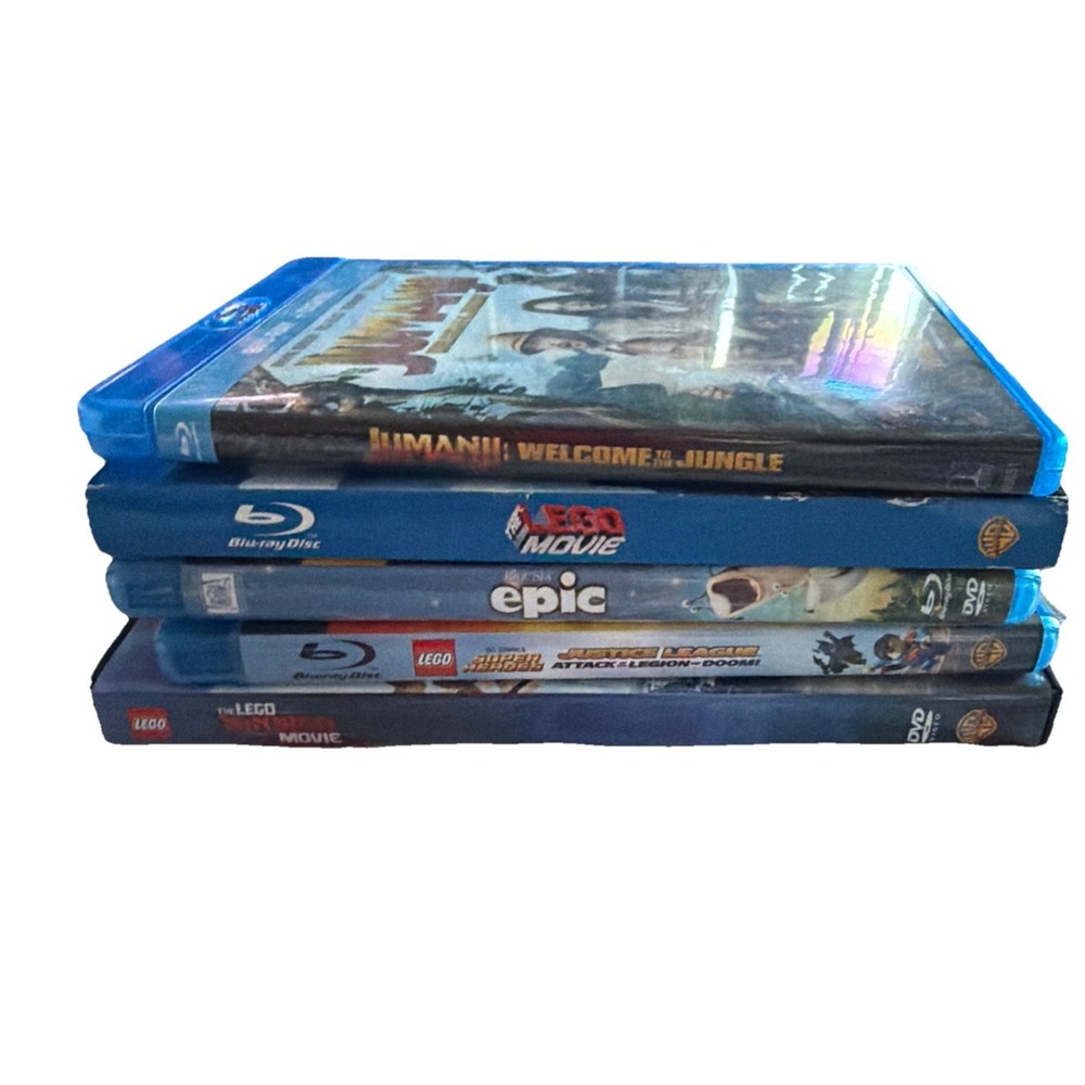 lot 5 blu-ray DVD WB animation wholesale lot Jumanji, The Lego‎ Movies + More - Picture 12 of 12